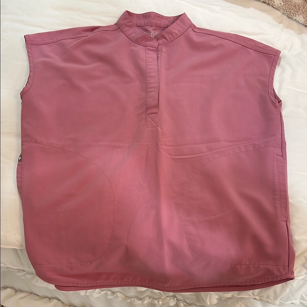 Figs Pink Scrub Top